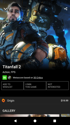 Capture d'écran de l'application Razer Game Deals - #3