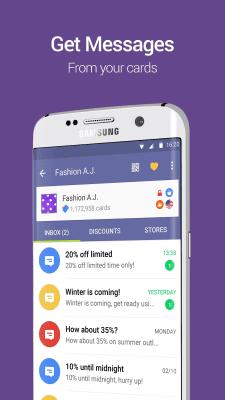 Capture d'écran de l'application Cartes - portefeuille mobile - #8