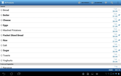Capture d'écran de l'application Pocket Shopping Lite - #8