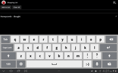 Capture d'écran de l'application Quick Shopping List - #3