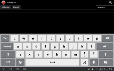 Capture d'écran de l'application Quick Shopping List - #4