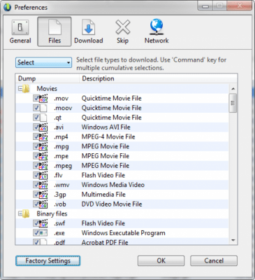 Capture d'écran de l'application Web Dumper - #3