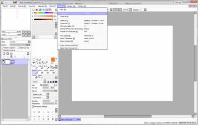 Capture d'écran de l'application PaintTool SAI - #4