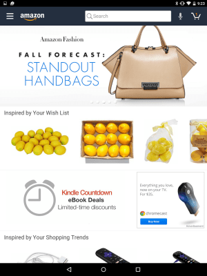 Capture d'écran de l'application Amazon for Tablets - #4