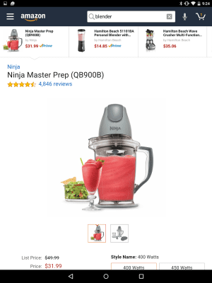 Capture d'écran de l'application Amazon for Tablets - #6