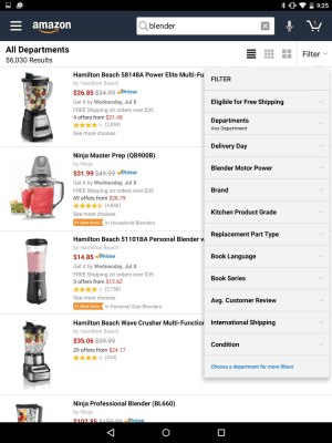 Capture d'écran de l'application Amazon for Tablets - #7