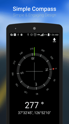 Capture d'écran de l'application Simple Compass - #1