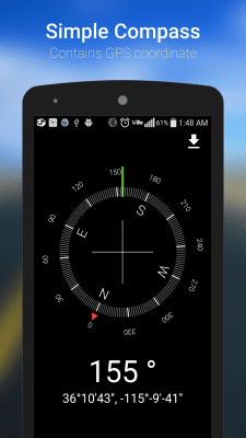 Capture d'écran de l'application Simple Compass - #2