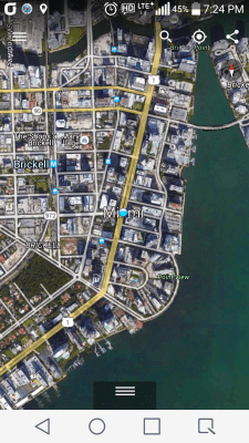 Capture d'écran de l'application Simple GPS Coordinate Display - #3