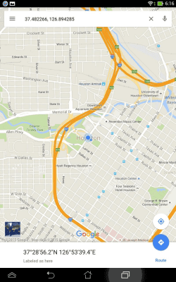 Capture d'écran de l'application Simple GPS Coordinate Display - #9