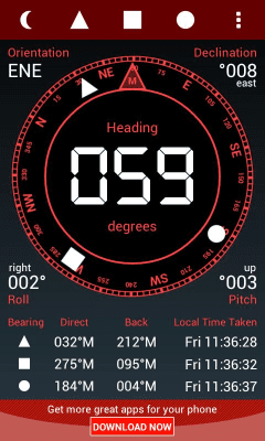 Capture d'écran de l'application Digital Field Compass - #6