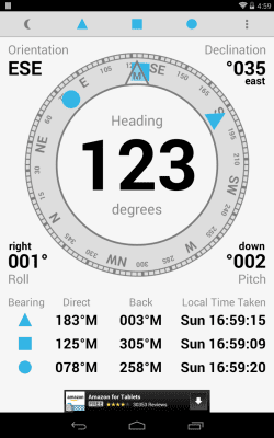 Capture d'écran de l'application Digital Field Compass - #9