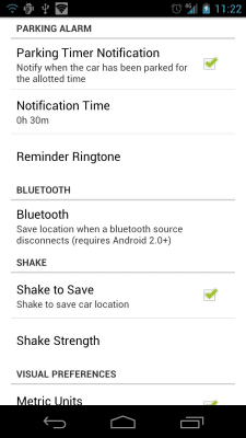 Capture d'écran de l'application Car Locator TRIAL - #6