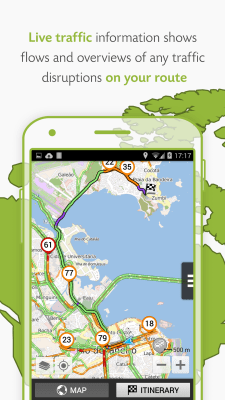 Capture d'écran de l'application Navigateur GPS Wisepilot - #2