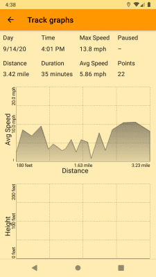 Capture d'écran de l'application Open GPS Tracker - #5