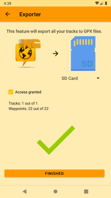 Capture d'écran de l'application Open GPS Tracker - #6