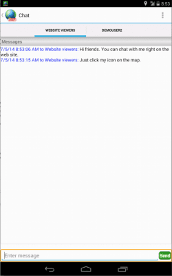 Capture d'écran de l'application Real-Time GPS Tracker 2 - #3