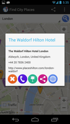Capture d'écran de l'application Find City Places - #5
