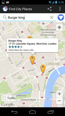 Capture d'écran de l'application Find City Places - #6