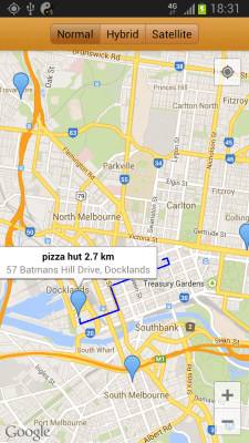 Capture d'écran de l'application Find Fast Food (Food Locator) - #3