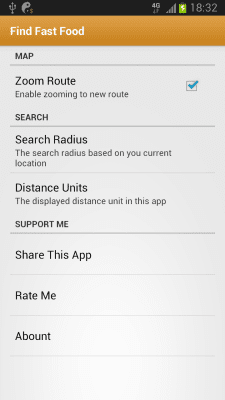 Capture d'écran de l'application Find Fast Food (Food Locator) - #4