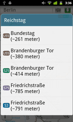 Capture d'écran de l'application Berlin (Métro 24) - #4