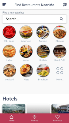 Capture d'écran de l'application Trouver des restaurants près de chez moi - #1