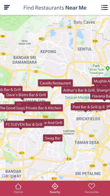 Capture d'écran de l'application Trouver des restaurants près de chez moi - #3