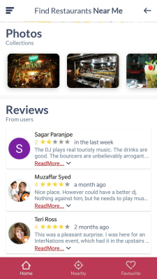 Capture d'écran de l'application Trouver des restaurants près de chez moi - #5