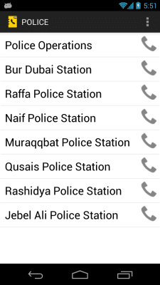 Capture d'écran de l'application Dubai Phone Directory - #2