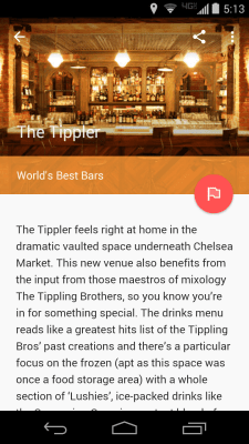 Capture d'écran de l'application Field Trip - #6