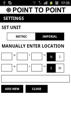 Capture d'écran de l'application PointToPoint - #4