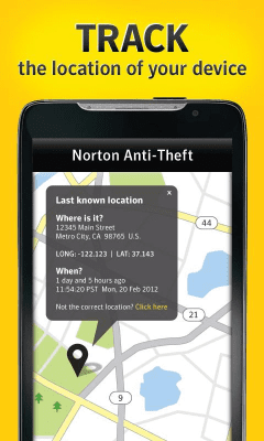 Capture d'écran de l'application Norton Anti-Theft - #2