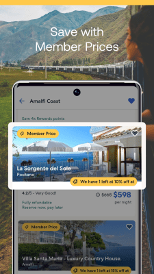Capture d'écran de l'application Expedia Hotels - #2