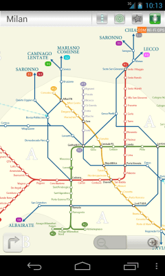 Capture d'écran de l'application Milan (Métro 24) - #4