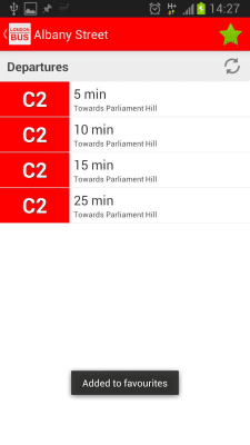Capture d'écran de l'application London Bus, Live bus status - #6