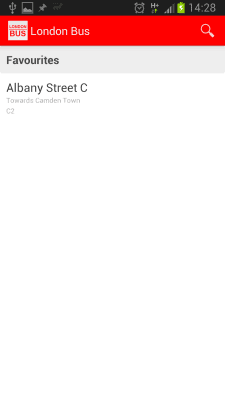 Capture d'écran de l'application London Bus, Live bus status - #7