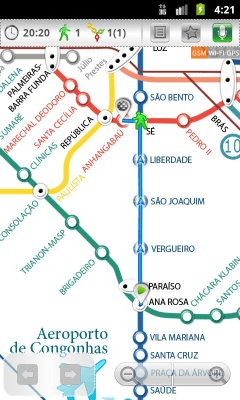 Capture d'écran de l'application São Paulo (Métro 24) - #2