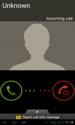 Capture d'écran de l'application Fake Incoming Call - #1