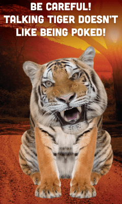 Capture d'écran de l'application Talking Tiger - #4