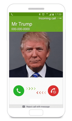 Capture d'écran de l'application Fake Call & SMS - #1