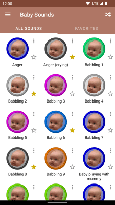 Capture d'écran de l'application Sons de bébés - #1