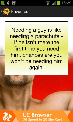 Capture d'écran de l'application Funny Sayings - #4