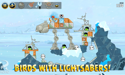 Capture d'écran de l'application Angry Birds Star Wars - #2