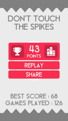 Capture d'écran de l'application Don't Touch The Spikes - #8