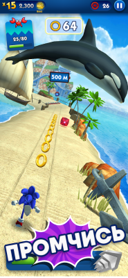 Capture d'écran de l'application Sonic Dash - #2