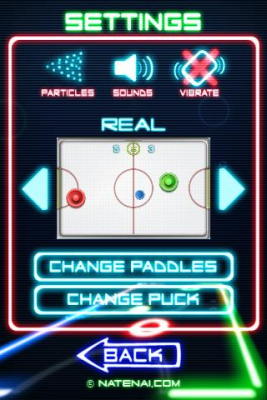 Capture d'écran de l'application Glow Hockey 2 - #3