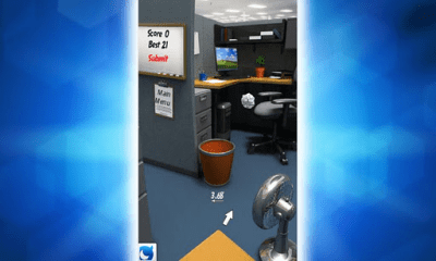 Capture d'écran de l'application Paper Toss - #3