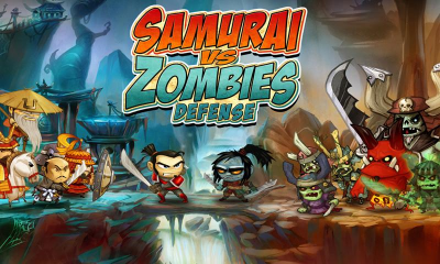 Capture d'écran de l'application Samurai Vs Zombies Defense - #1