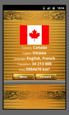 Capture d'écran de l'application Quiz sur les drapeaux des capitales et des pays - #3